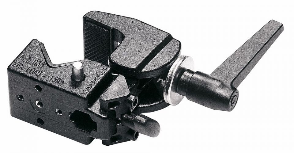 Manfrotto 035C Universal Super Clamp with Ratchet Handle | 15kg Safety Payload