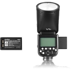 Godox V1 Li-ion Round Head Camera Flash for Canon, V1-C