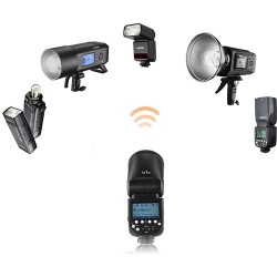 Godox V1 Li-ion Round Head Camera Flash for Canon, V1-C