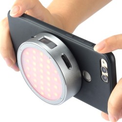 Godox Round Mini RGB LED Magnetic Light,  R1SILVER