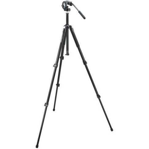 Manfrotto Tripod System with QR Black 055XB,128RC