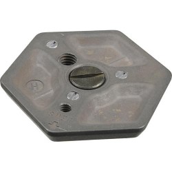 Manfrotto  Hexagonal Quick Release Plate Flat Bottomed with 1/4inches -20 Screw, 130-14