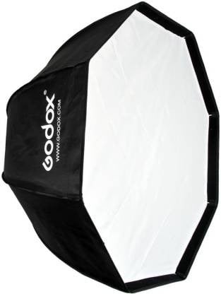 Godox SB-GUE80 Umbrella Grid Softbox Octa 80cm - 2 Godox Octa Softbox 80cm Umbrella Type with Velco Honeycomb Grid & Bowens Adpater, SB-GUE80 Octabox