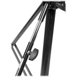 Manfrotto Alu Cine Air-Cushioned Stand with Leveling Leg Black, 7 Feet, 008BUAC