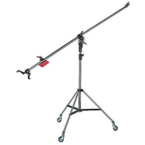Manfrotto Super Boom with 008BU Stand - Black, 025BS