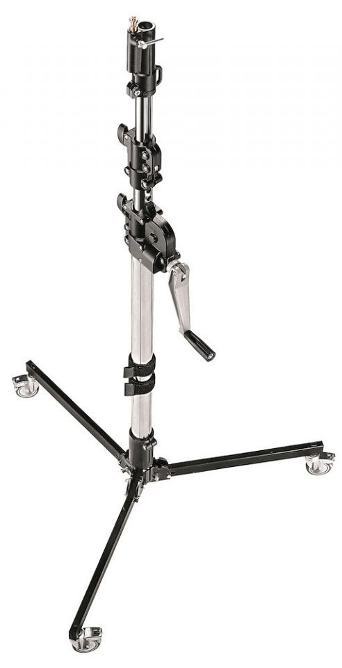 Manfrotto Low Base 3-Section Wind Up Stand, 087NWLB