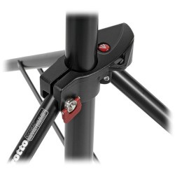 Manfrotto Alu Air-Cushioned Compact Stand Quick Stack 3-Pack Black 7.7 Feet, 1052BAC-3