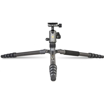 Vanguard Veo 3 GO 265HCB Carbon Fiber Tripod/Monopod with BH-120 Ball Head, Smartphone Connector, and Bluetooth Remote
