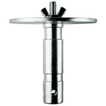 Manfrotto 28mm Male Adapter 1 1/8 Inches and 3/8 Inches Thread, 163-38
