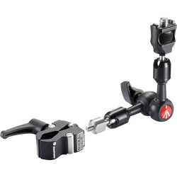Manfrotto Micro Variable Friction Arm, Anti-Rotation Attachment Clamp, 244MICROKIT