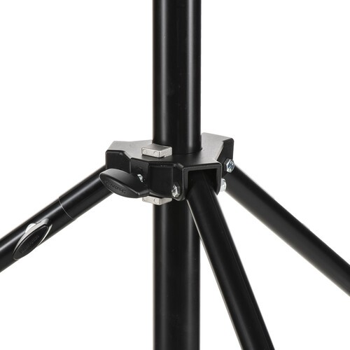 Manfrotto Super High Aluminum Stand with Leveling Leg Black 24 Feet, 269HDBU