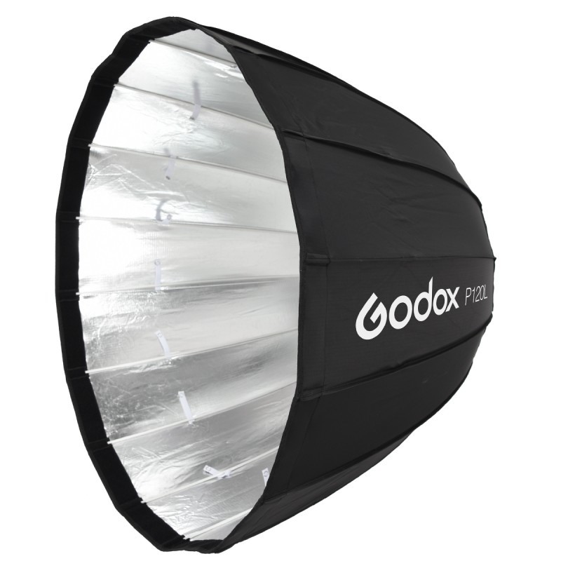 Godox P120L 120cm Deep Parabolic Softbox with Bowens Mount 47.2inches, Diffuser & Carrying Bag