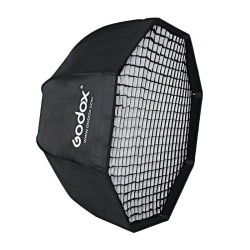Godox Octa Softbox 120cm Umbrella Type with Velco Honeycomb Grid & Bowens Adpater, SB-GUE120 Octabox