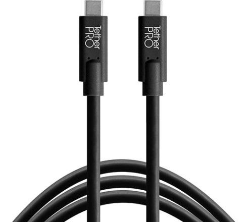 Tether Tools TetherPro USB Type-C Male to USB Type-C Male Cable (10', Black) CUC10-BLK