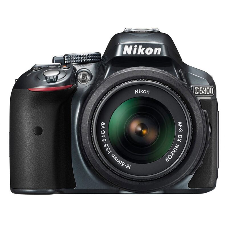 Nikon D5300 DSLR Camera with 18-55 mm Lens Kit, Black