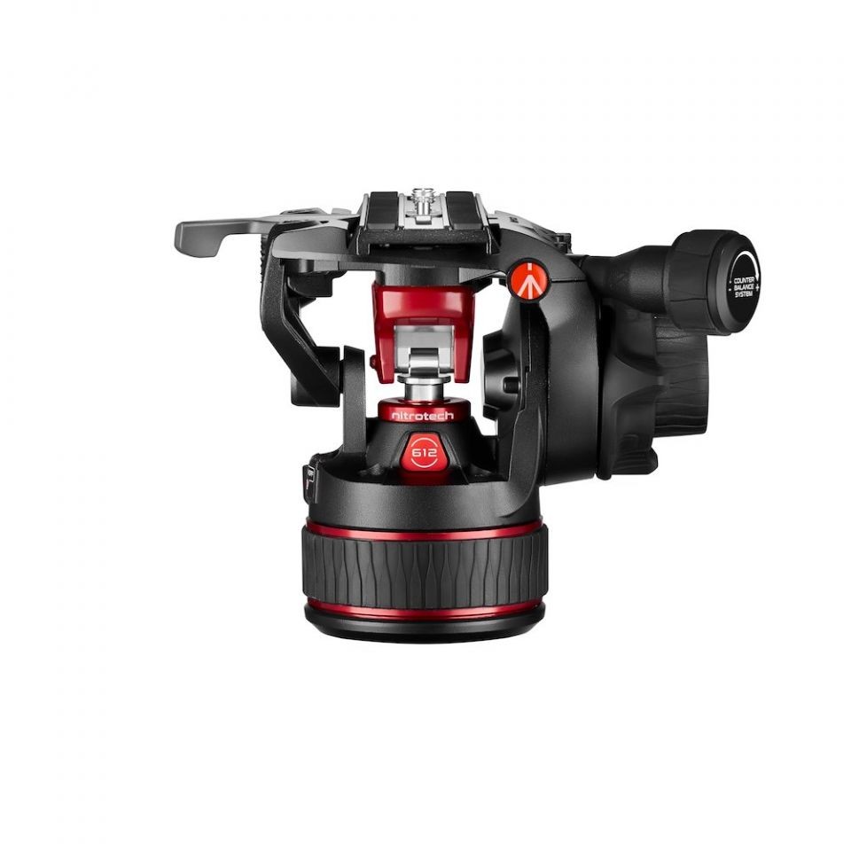 Manfrotto Nitrotech 612 Fluid Video Head With Continuous CBS MVH612AH