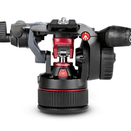 Manfrotto Nitrotech N12 Fluid Video Head With Continuous CBS MVHN12AH