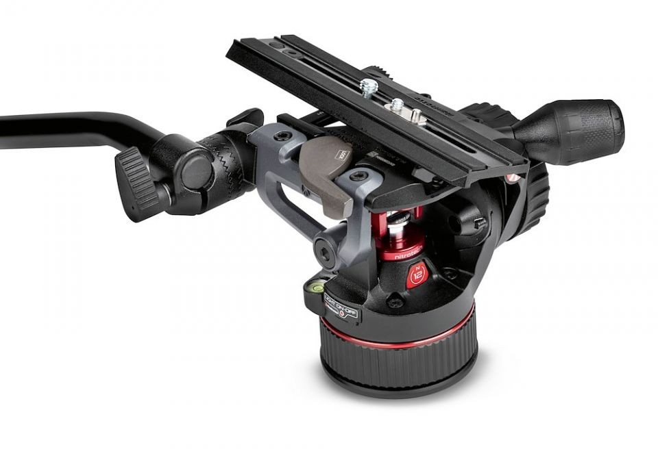 Manfrotto Nitrotech N12 Fluid Video Head With Continuous CBS MVHN12AH