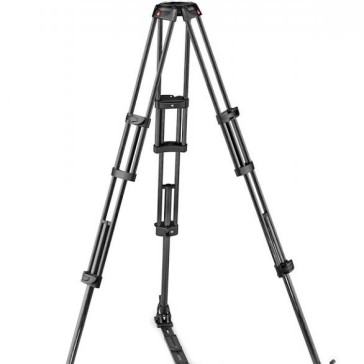 Manfrotto CF Twin Leg with Ground Spreader Video Tripod 100/75mm Bowl, MVTTWINGC