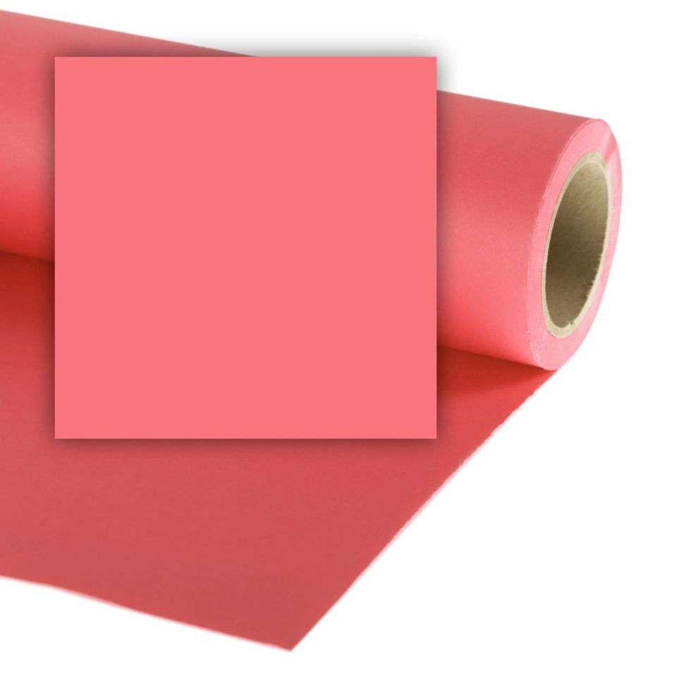 Colorama 2.72 X 11M Coral Pink Paper Photography Studio Backdrop LLCO146