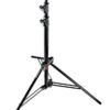 Manfrotto Master Lighting Stand Aluminium Air Cushioned Black, 1004BAC