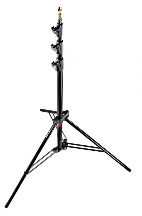 Manfrotto Master Lighting Stand Aluminium Air Cushioned Black, 1004BAC