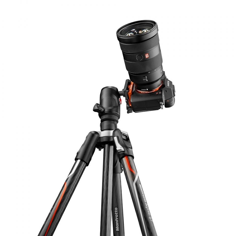 Manfrotto Befree GT Carbon Fibre Designed for α Cameras from Sony, MKBFRTC4GTA-BH
