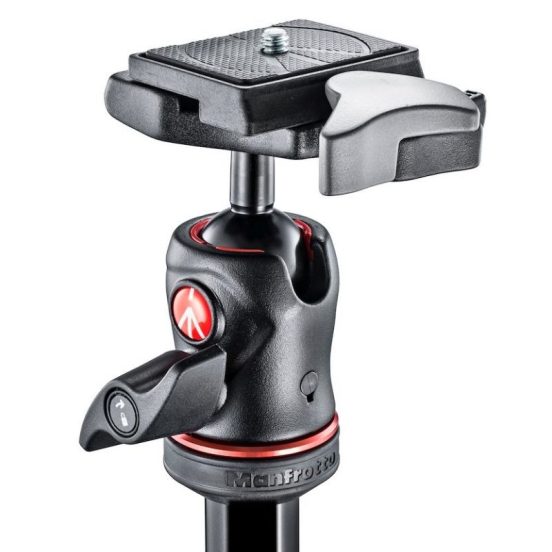 Manfrotto BeFree Carbon Fibre Travel Tripod with Ball Head, Black MKBFRC4-BH