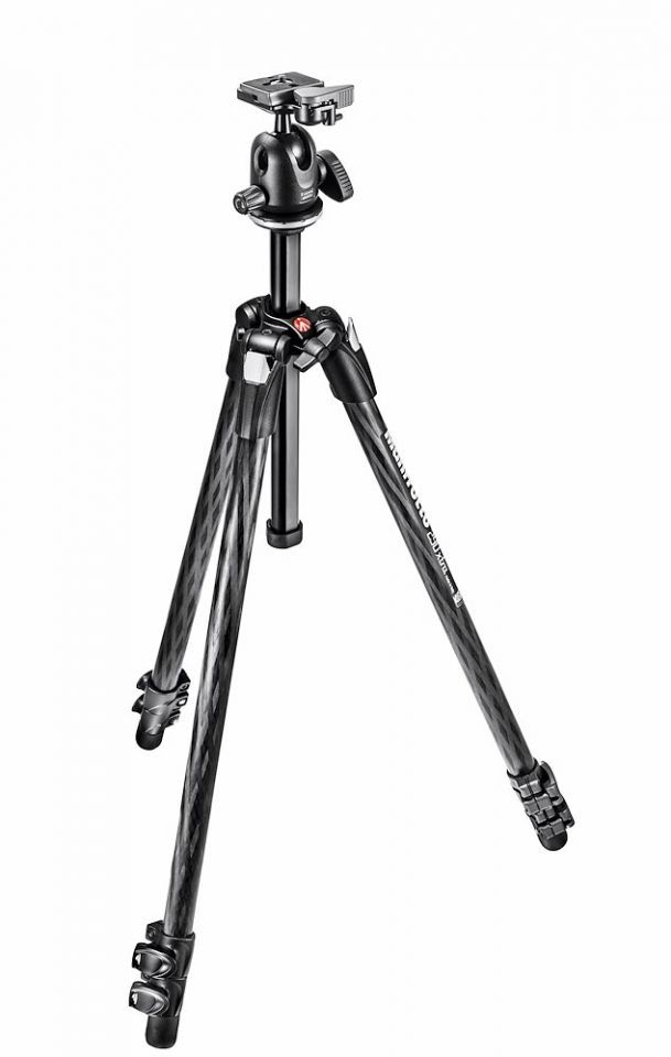 Manfrotto 290 XTRA CARBON Kit, CF 3 Section Tripod with Ball Head MK290XTC3-BH