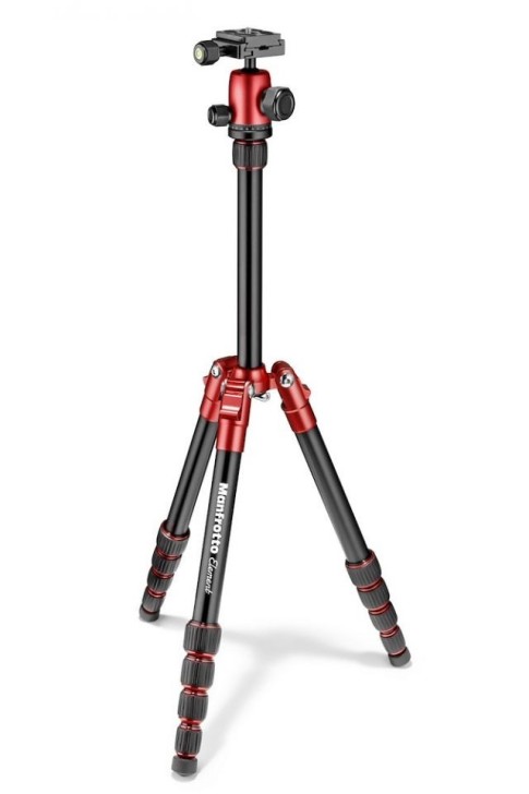 Manfrotto Element Traveller Tripod Small with Ball Head Red, MKELES5RD-BH
