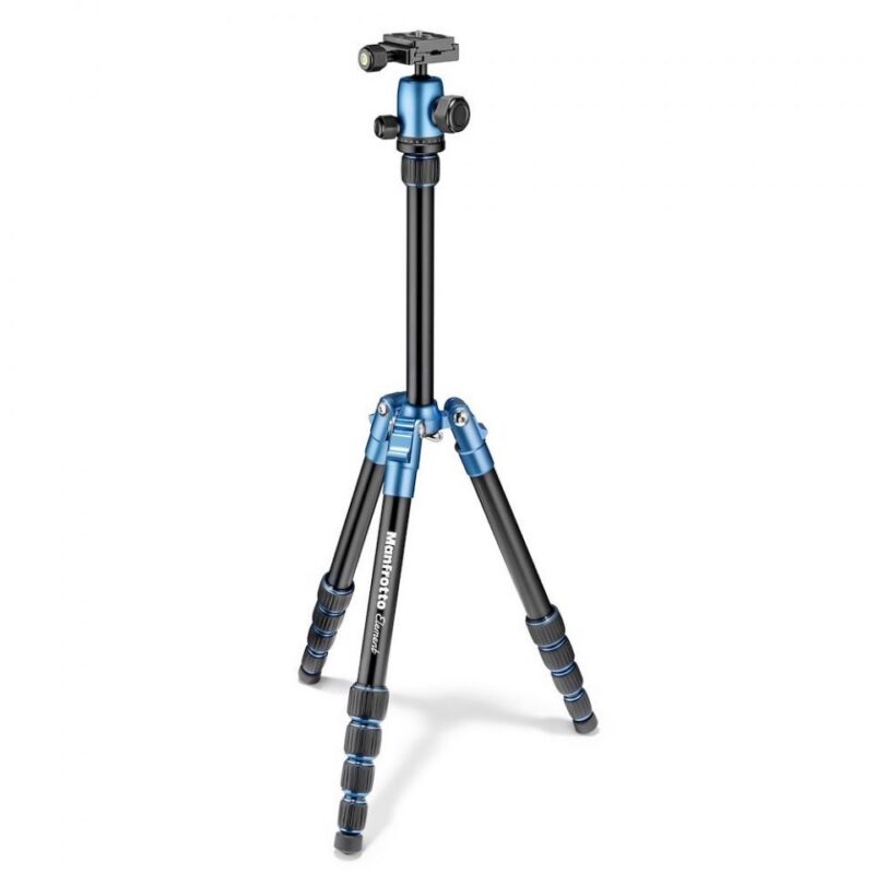 Manfrotto Element Traveller Tripod Small with Ball Head Blue, MKELES5BL-BH