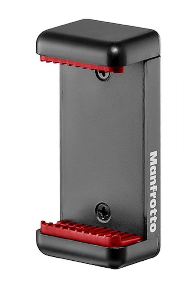 Manfrotto Pixi Mini Tripod Black with Universal Smartphone Clamp, MKPIXICLAMP-BK