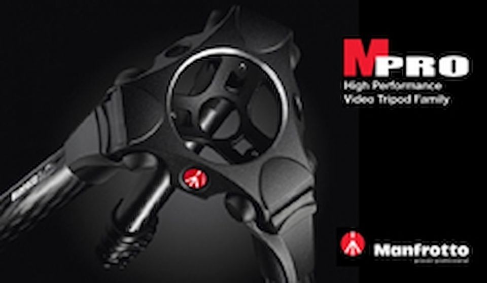 Manfrotto MPRO Carbon Fibre 3-Stage Video Tripod 536