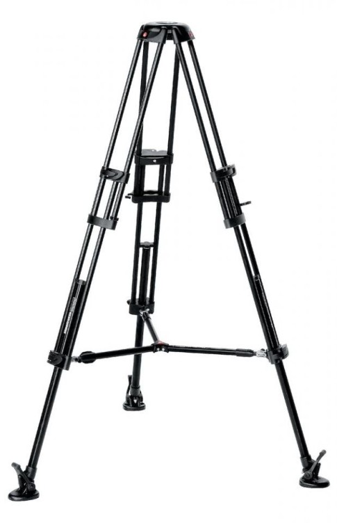Manfrotto Alu Twin Leg with Middle Spreader Video Tripod 546B