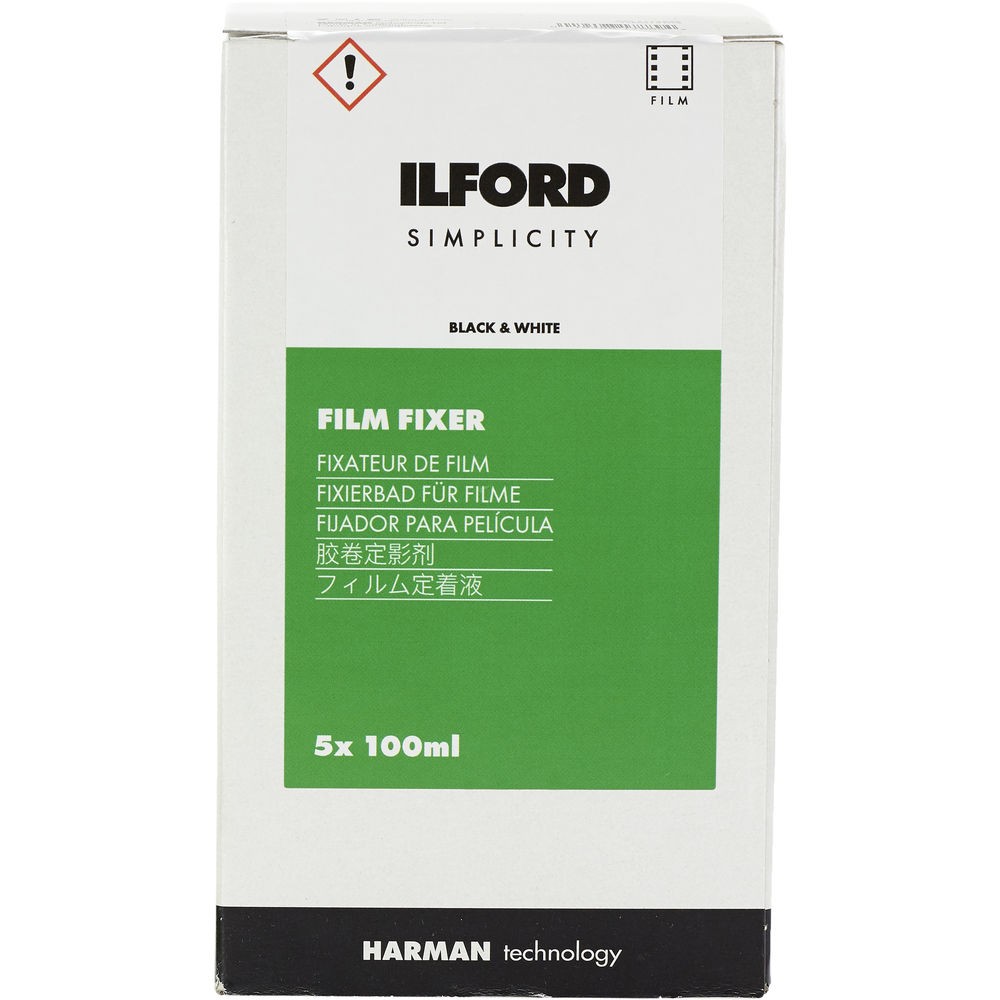 Ilford Simplicity Film Fixer (100mL Sachet, 5-Pack), 1178898