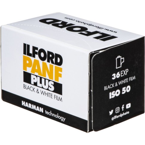 Ilford Pan F Plus Black And White Negative Film (35MM Roll Film, 36 Exposures), 1707768