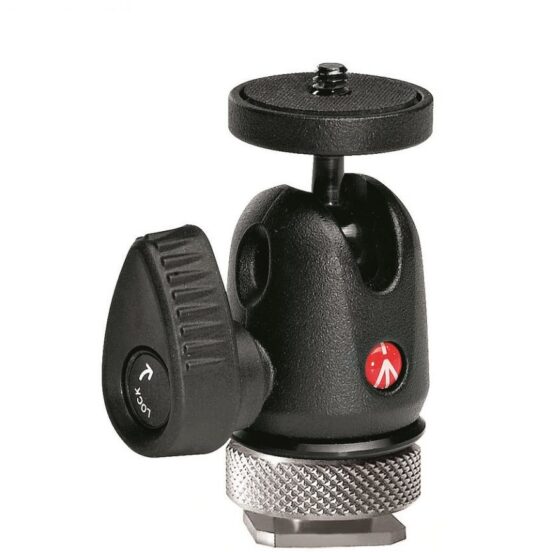 Manfrotto 492 Micro Ball Head with Hot Shoe Mount 492LCD