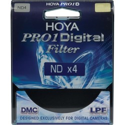 Hoya 72mm ND 0.6 Pro 1 Digital Multi-Coated Glass Filter 2-Stop, XD72ND4