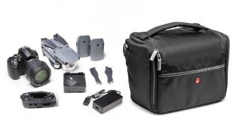 Manfrotto Advanced Camera Shoulder Bag A7 for DSLR, Rain Cover MB MA-SB-A7