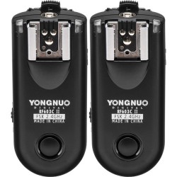Yongnuo Wireless Flash Trigger Kit for Canon 3-Pin Connection, RF603IIC/N