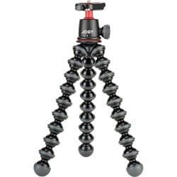JOBY GorillaPod 3K Flexible Mini-Tripod with Ball Head & Quick Release PlateKit, JB01507-BWW - 1 JOBY GorillaPod 3K Kit Flexible Mini-Tripod with Ball Head & Quick Release Plate, JB01507-BWW, 1 Yr Warranty
