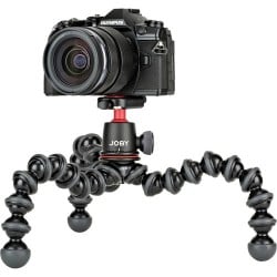 JOBY GorillaPod 3K Flexible Mini-Tripod with Ball Head & Quick Release PlateKit, JB01507-BWW - 2 JOBY GorillaPod 3K Kit Flexible Mini-Tripod with Ball Head & Quick Release Plate, JB01507-BWW, 1 Yr Warranty