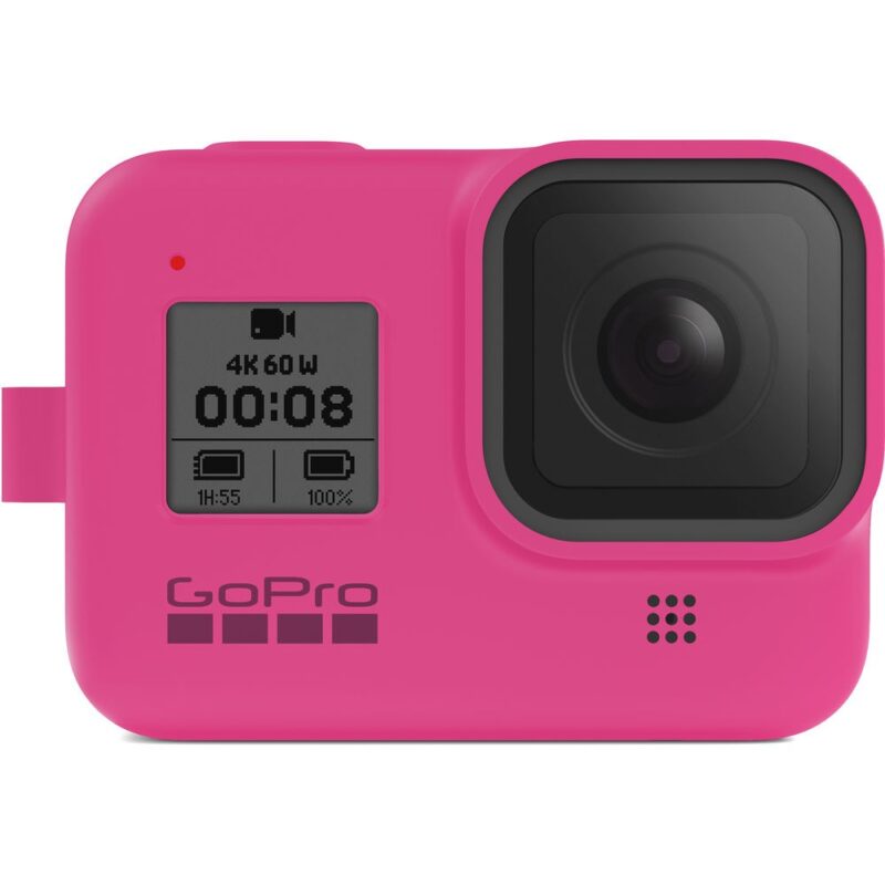 GoPro Sleeve + Lanyard HERO8 Black (Electric Pink), AJSST-007