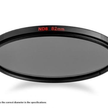 Manfrotto Neutral Density 8 Filter with 67mm Diameter MFND8-67