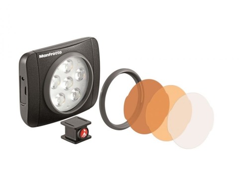Manfrotto LED Light Lumimuse 6 LED, Black, Compact Design MLUMIEART-BK