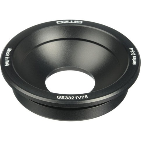 Gitzo Systematic 75mm Bowl Head Adapter for Series 2, 3, and 4 Tripods, GS3321V75