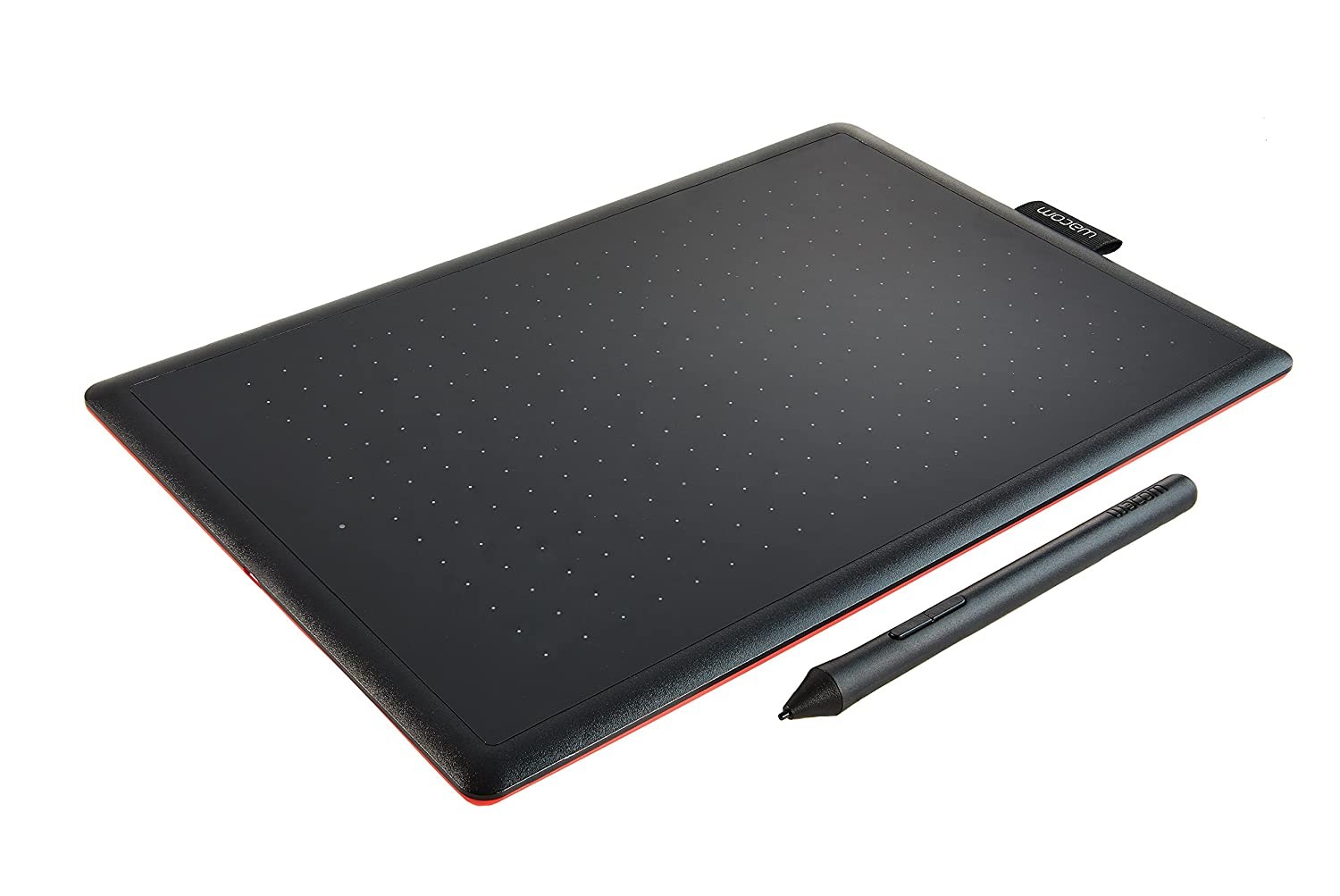 WACOM One by CTL-672/K0-CX Medium 8.5-inch x 5.3-inch Graphic Tablet (Red and Black)
