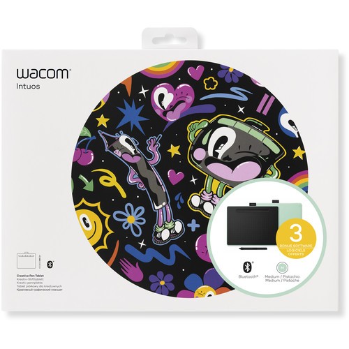 Wacom CTL-6100WL/K0-CX New Intuos Medium Bluetooth Pen Tablet (Black)