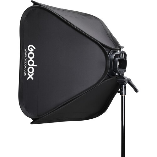 Godox S2 Bowens Mount Bracket with Softbox & Carrying Bag Kit 23.6 x 23.6 Inches SGUV6060