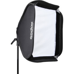Godox S2 Bowens Mount Bracket with Softbox & Carrying Bag Kit 23.6 x 23.6 Inches SGUV6060